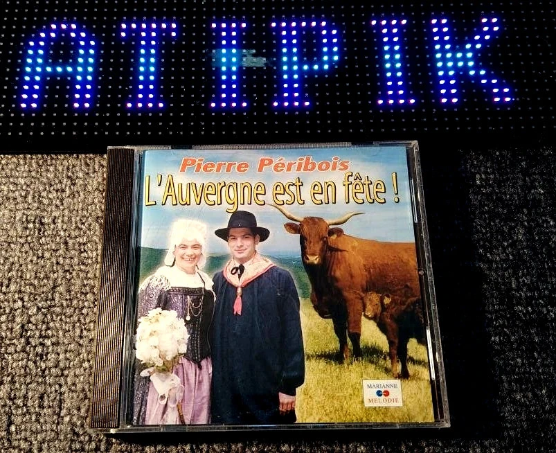 🪗 Pierre Péribois - L'Auvergne Est En Fête ! CD Folk Collector 2002 🐄
